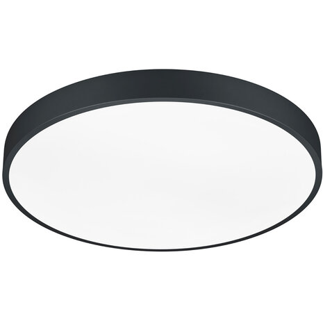 LED Plafondlamp - Trion Oka - Aanpasbaar kleur - Dimbaar - Rond - Mat Zwart - Metaal LED Plafondlamp - Trion Oka - Aanpasbaar kleur - Dimbaar - Rond - Mat Zwart - Metaal