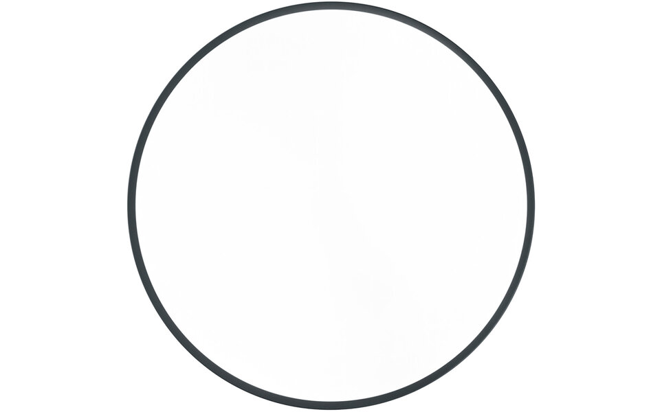 HLW LED LED Plafondlamp - Trion Oka - Aanpasbaar kleur -  Dimbaar - Rond - Mat Zwart - Metaal