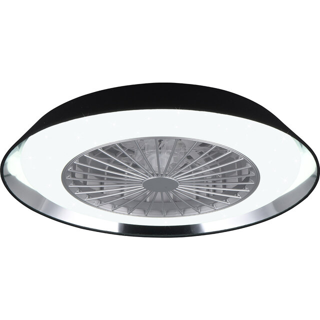 Trion Berga LED plafondlamp met ventilator 30W dimbaar Verlichting per ruimte