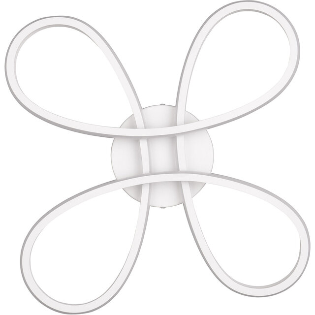 HLW LED LED Ceiling Light - Ceiling Lighting - Trion Crowl - 22W - Natural White 4000K - Dimmable - Matte White - Metal HLW LED LED Ceiling Light - Ceiling Lighting - Trion Crowl - 22W - Natural White 4000K - Dimmable - Matte White - Metal