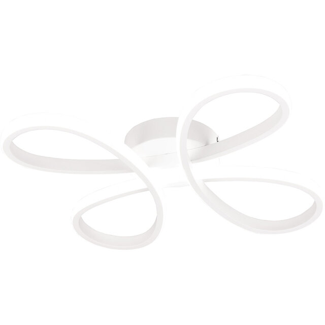 HLW LED LED Plafondlamp - Plafondverlichting - Trion Crowl - 22W - Natuurlijk Wit 4000K - Dimbaar - Mat Wit - Metaal HLW LED LED Plafondlamp - Plafondverlichting - Trion Crowl - 22W - Natuurlijk Wit 4000K - Dimbaar - Mat Wit - Metaal