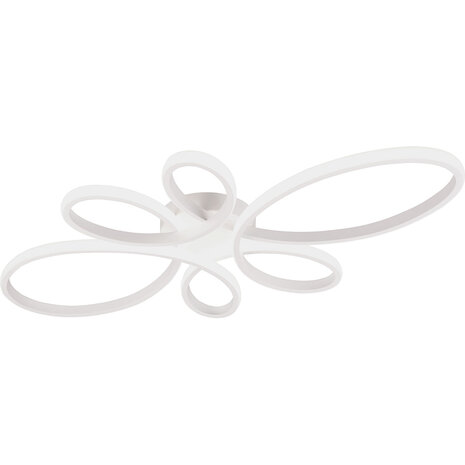 LED Plafondlamp - Plafondverlichting - Trion Crowl - 32W - Natuurlijk Wit 4000K - Dimbaar - Mat Wit - Metaal LED Plafondlamp - Plafondverlichting - Trion Crowl - 32W - Natuurlijk Wit 4000K - Dimbaar - Mat Wit - Metaal