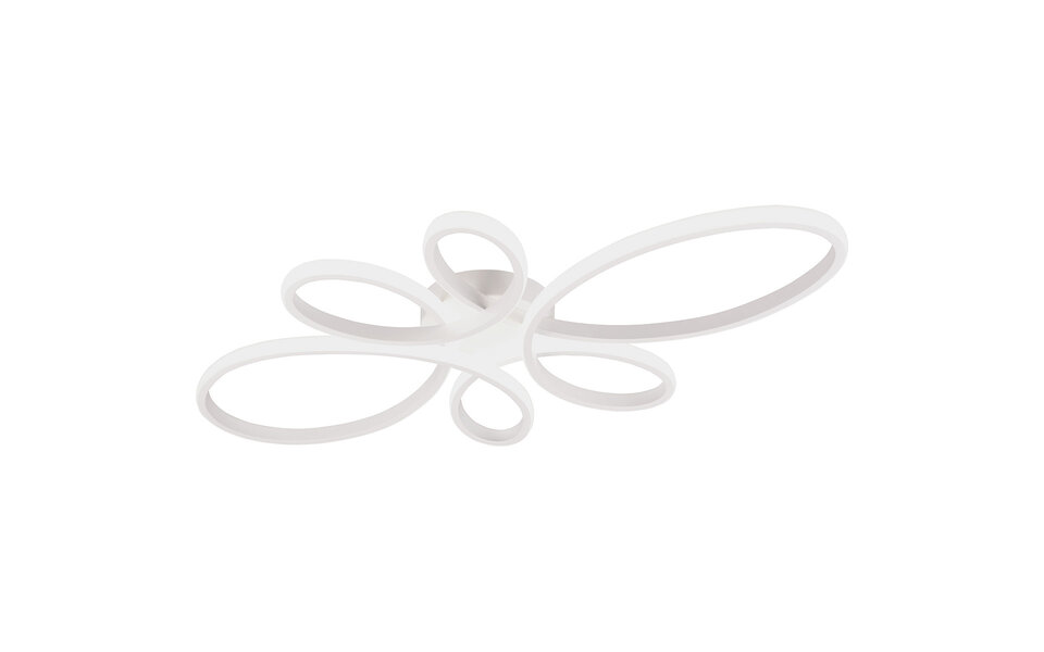 HLW LED LED Ceiling Lamp - Ceiling Lighting - Trion Crowl - 32W - Natural White 4000K - Dimmable - Matte White - Metal