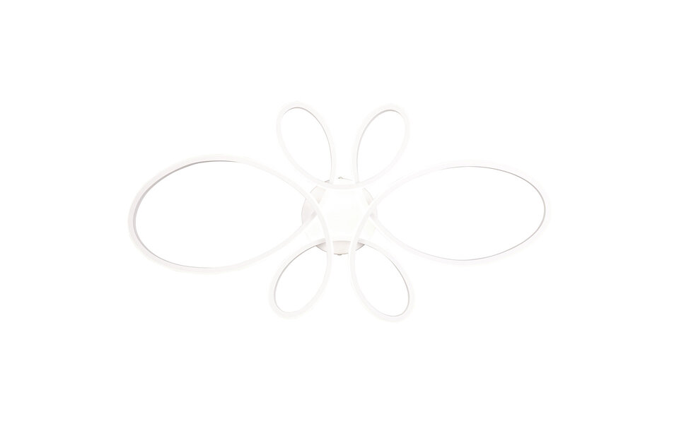 HLW LED LED Ceiling Lamp - Ceiling Lighting - Trion Crowl - 32W - Natural White 4000K - Dimmable - Matte White - Metal