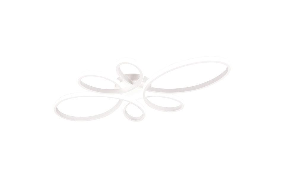 HLW LED LED Ceiling Lamp - Ceiling Lighting - Trion Crowl - 32W - Natural White 4000K - Dimmable - Matte White - Metal