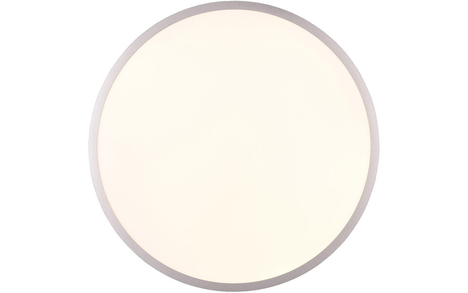 HLW LED LED Plafondlamp - Trion Amira - 35W - Aanpasbare Kleur - Dimbaar - Afstandsbediening - Rond - Titaan - Metaal