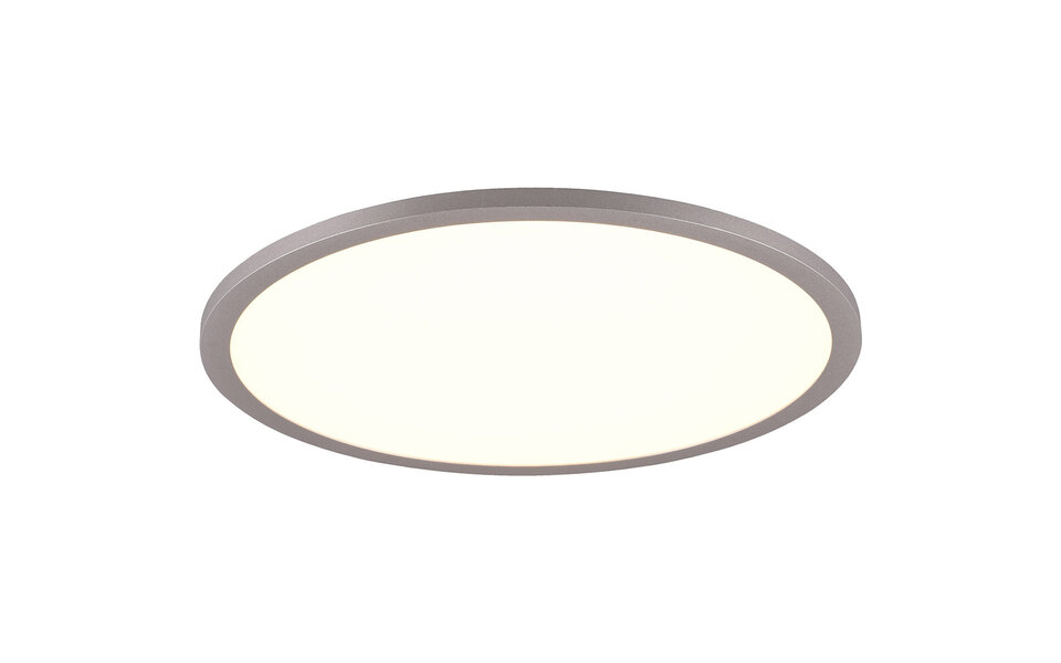 HLW LED LED Ceiling Light - Trion Amira - 20W - Adjustable Color - Dimmable - Remote Control - Round - Titanium - Metal HLW LED LED Ceiling Light - Trion Amira - 20W - Adjustable Color - Dimmable - Remote Control - Round - Titanium - Metal