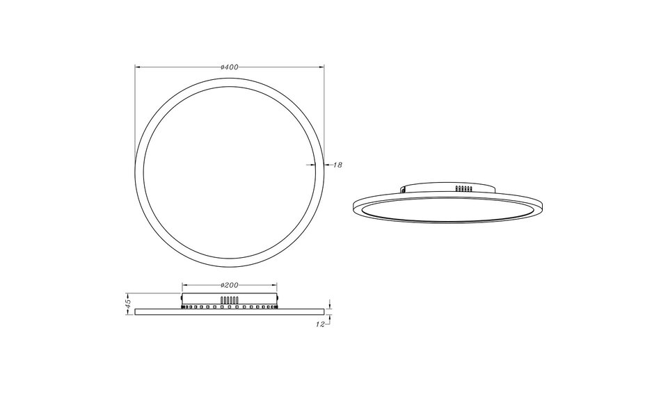 HLW LED LED Ceiling Light - Trion Amira - 20W - Adjustable Color - Dimmable - Remote Control - Round - Titanium - Metal HLW LED LED Ceiling Light - Trion Amira - 20W - Adjustable Color - Dimmable - Remote Control - Round - Titanium - Metal