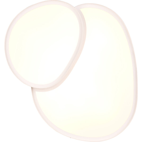 HLW LED LED Plafondlamp - Trion Shine - 21W - Aanpasbare Kleur - Dimbaar - Afstandsbediening - Mat Wit - Metaal