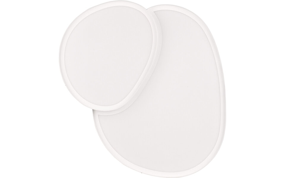 HLW LED LED Ceiling Light - Trion Shine - 21W - Adjustable Color - Dimmable - Remote Control - Matte White - Metal