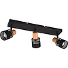 LED plafondspot Trion Dandini mat zwart 3xE14 Ø58cm LED plafondspot Trion Dandini mat zwart 3xE14 Ø58cm