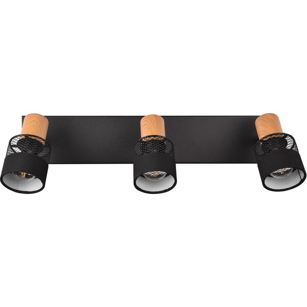 HLW LED LED Plafondspot - Trion Dandini - E14 Fitting - 3-lichts - Rond - Mat Zwart - Metaal HLW LED LED Plafondspot - Trion Dandini - E14 Fitting - 3-lichts - Rond - Mat Zwart - Metaal