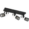 LED ceiling spotlight Trion Josh 3-light adjustable black and white