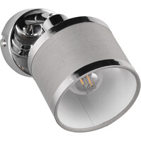 LED wall spotlight Trion Arona chrome E14 — 1 light