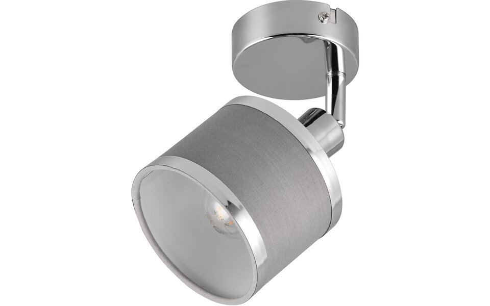 HLW LED LED Wall Spotlight - Trion Arona - E14 Fitting - 1-light - Round - Chrome - Metal