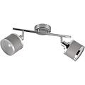 LED Ceiling Spotlight - Trion Arona - E14 Fitting - 2-light - Round - Chrome - Metal