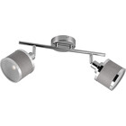HLW LED LED Ceiling Spotlight - Trion Arona - E14 Fitting - 2-light - Round - Chrome - Metal
