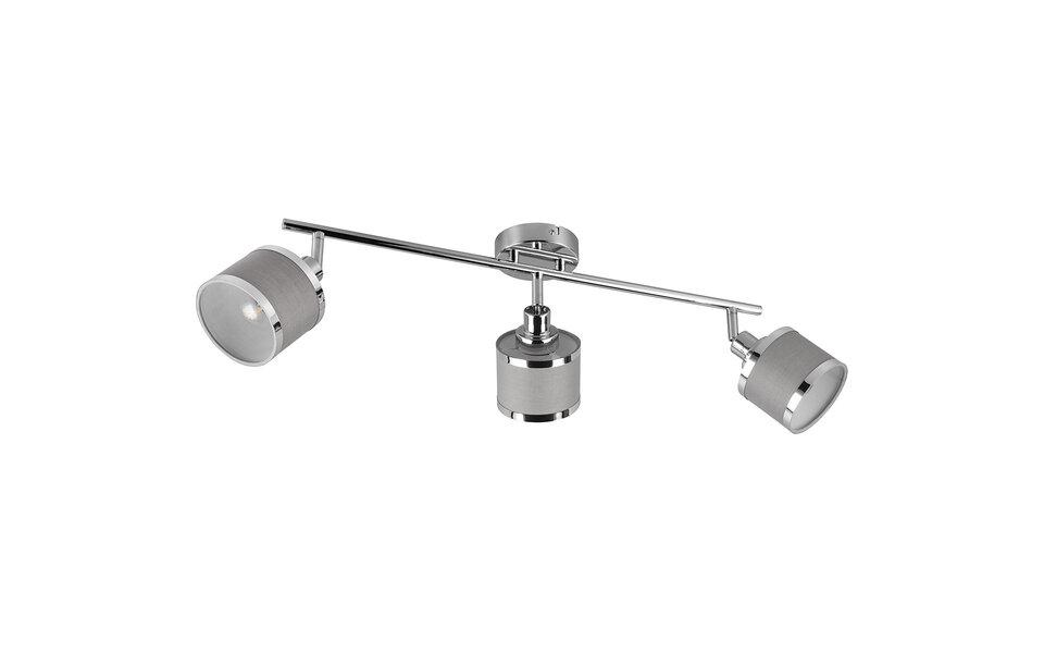 HLW LED LED Ceiling Spotlight - Trion Arona - E14 Fitting - 3-light - Round - Chrome - Metal HLW LED LED Ceiling Spotlight - Trion Arona - E14 Fitting - 3-light - Round - Chrome - Metal