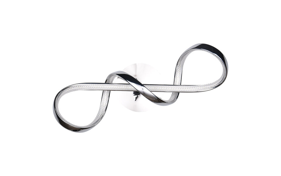 HLW LED LED Plafondlamp - Plafondverlichting - Trion Pudia - 28W - Natuurlijk Wit 4000K - Dimbaar - Rond - Glans Chroom - Metaal