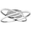 Trion Lenas LED Plafondlamp 27W 3500lm Chroom Dimbaar Trion Lenas LED Plafondlamp 27W 3500lm Chroom Dimbaar