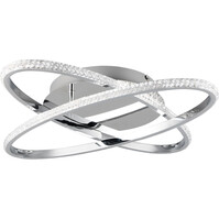 Trion Lenas LED Plafondlamp 27W 3500lm Chroom Dimbaar Trion Lenas LED Plafondlamp 27W 3500lm Chroom Dimbaar