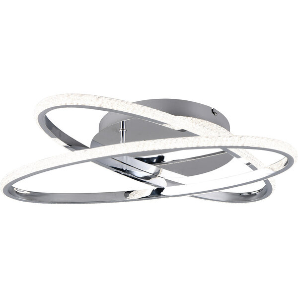 HLW LED LED Plafondlamp - Plafondverlichting - Trion Lenas - 27W - Natuurlijk Wit 4000K - Dimbaar - Rond - Chroom - Metaal HLW LED LED Plafondlamp - Plafondverlichting - Trion Lenas - 27W - Natuurlijk Wit 4000K - Dimbaar - Rond - Chroom - Metaal