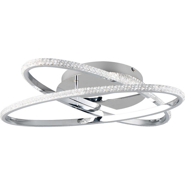 HLW LED LED Plafondlamp - Plafondverlichting - Trion Lenas - 27W - Natuurlijk Wit 4000K - Dimbaar - Rond - Chroom - Metaal HLW LED LED Plafondlamp - Plafondverlichting - Trion Lenas - 27W - Natuurlijk Wit 4000K - Dimbaar - Rond - Chroom - Metaal