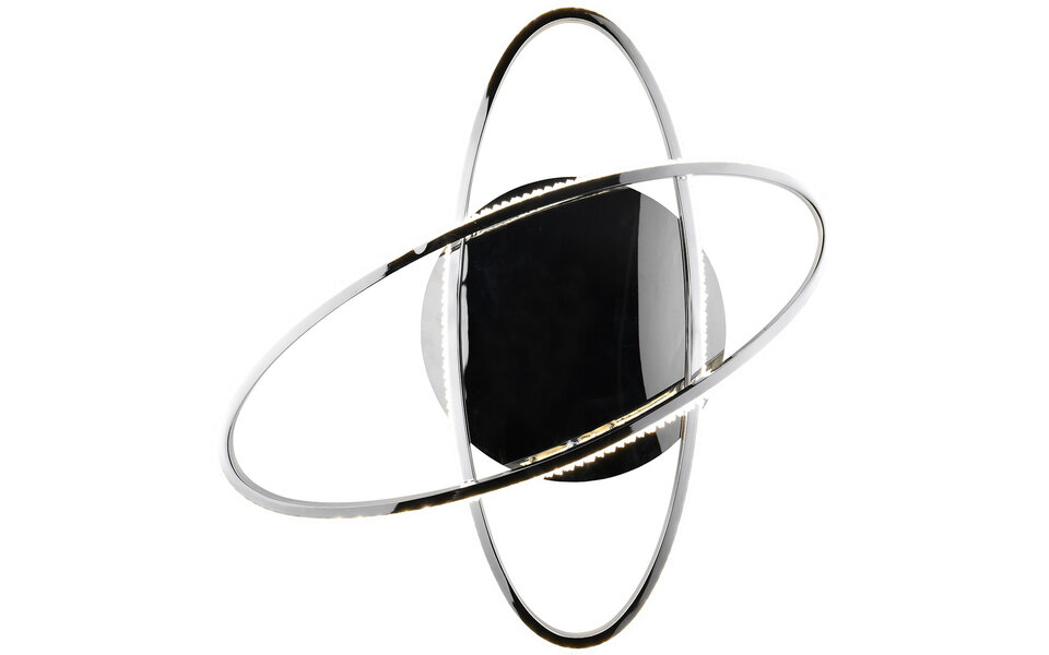 HLW LED LED Plafondlamp - Plafondverlichting - Trion Lenas - 27W - Natuurlijk Wit 4000K - Dimbaar - Rond - Chroom - Metaal