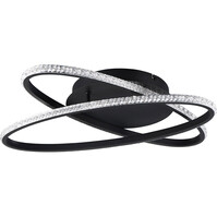 Trion Lenas LED plafondlamp 27W 3500lm mat zwart dimbaar Trion Lenas LED plafondlamp 27W 3500lm mat zwart dimbaar