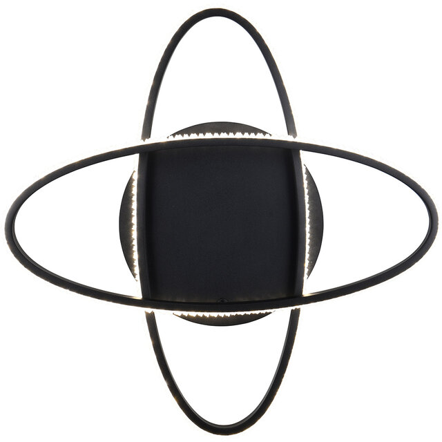 HLW LED LED Ceiling Lamp - Ceiling Lighting - Trion Lenas - 27W - Natural White 4000K - Dimmable - Round - Matte Black - Metal HLW LED LED Ceiling Lamp - Ceiling Lighting - Trion Lenas - 27W - Natural White 4000K - Dimmable - Round - Matte Black - Metal