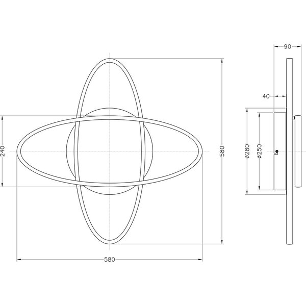HLW LED LED Plafondlamp - Plafondverlichting - Trion Lenas - 27W - Natuurlijk Wit 4000K - Dimbaar - Rond - Mat Zwart - Metaal HLW LED LED Plafondlamp - Plafondverlichting - Trion Lenas - 27W - Natuurlijk Wit 4000K - Dimbaar - Rond - Mat Zwart - Metaal