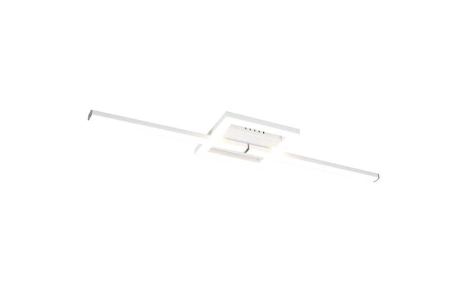 HLW LED LED Ceiling Lamp - Ceiling Lighting - Trion Aile - 17W - Natural White 4000K - Rotatable - Matte White - Metal