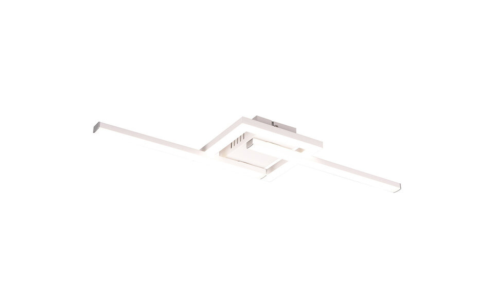 HLW LED LED Ceiling Lamp - Ceiling Lighting - Trion Aile - 17W - Natural White 4000K - Rotatable - Matte White - Metal