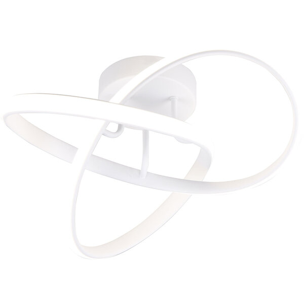 HLW LED LED Plafondlamp - Plafondverlichting - Trion Meteo - 15W - Natuurlijk Wit 4000K - Mat Wit - Metaal HLW LED LED Plafondlamp - Plafondverlichting - Trion Meteo - 15W - Natuurlijk Wit 4000K - Mat Wit - Metaal