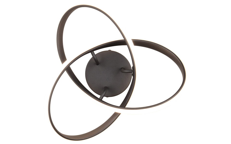 HLW LED LED Plafondlamp - Plafondverlichting - Trion Meteo - 15W - Warm Wit 3000K - Mat Zwart - Metaal HLW LED LED Plafondlamp - Plafondverlichting - Trion Meteo - 15W - Warm Wit 3000K - Mat Zwart - Metaal