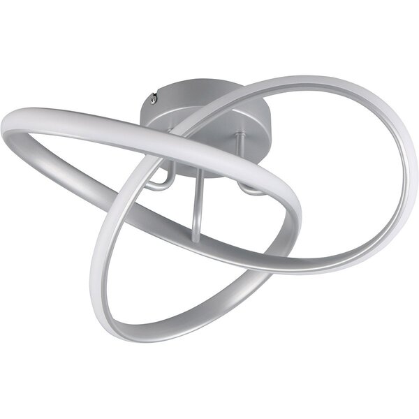 HLW LED LED Plafondlamp - Plafondverlichting - Trion Meteo - 15W - Warm Wit 3000K - Mat Titaan - Metaal HLW LED LED Plafondlamp - Plafondverlichting - Trion Meteo - 15W - Warm Wit 3000K - Mat Titaan - Metaal