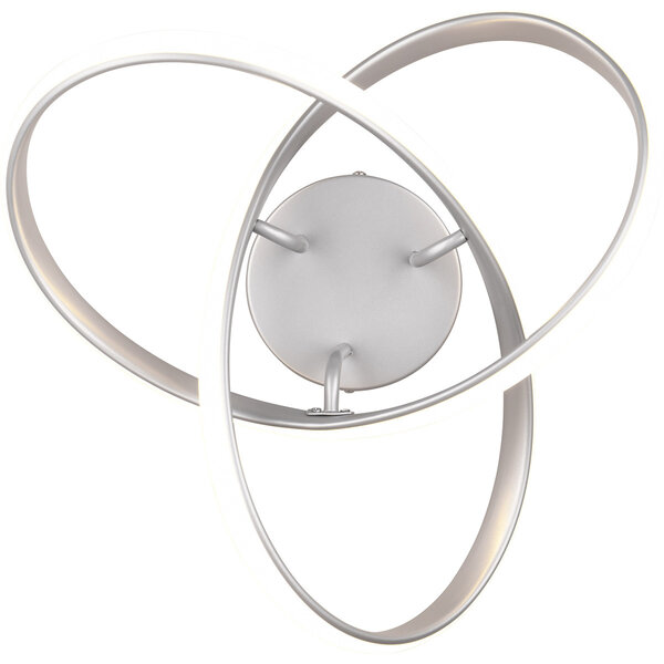 HLW LED LED Plafondlamp - Plafondverlichting - Trion Meteo - 15W - Warm Wit 3000K - Mat Titaan - Metaal HLW LED LED Plafondlamp - Plafondverlichting - Trion Meteo - 15W - Warm Wit 3000K - Mat Titaan - Metaal