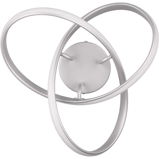 HLW LED LED Ceiling Light - Ceiling Lighting - Trion Meteo - 15W - Warm White 3000K - Matte Titanium - Metal