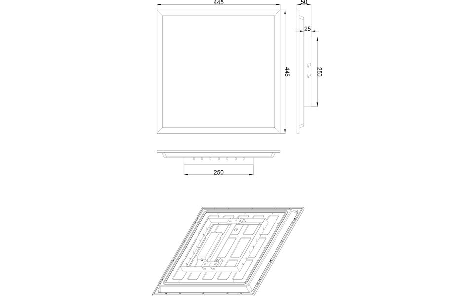 HLW LED LED Ceiling Light - Ceiling Lighting - Trion Atex - 18W - RGBW - Dimmable - Adjustable Color - Remote Control - Night Light - Matte Black - Metal HLW LED LED Ceiling Light - Ceiling Lighting - Trion Atex - 18W - RGBW - Dimmable - Adjustable Color - Remote Control - Night Light - Matte Black - Metal