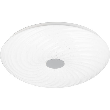 LED Plafondlamp - Trion Graty - 22W - Aanpasbare Kleur - Dimbaar - Afstandsbediening - Sterlicht - Rond - Mat Wit - Kunststof LED Plafondlamp - Trion Graty - 22W - Aanpasbare Kleur - Dimbaar - Afstandsbediening - Sterlicht - Rond - Mat Wit - Kunststof