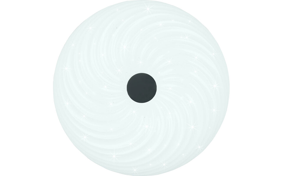 HLW LED LED Ceiling Lamp - Trion Graty - 22W - Adjustable Color - Dimmable - Remote Control - Star Light - Round - Matte White - Plastic