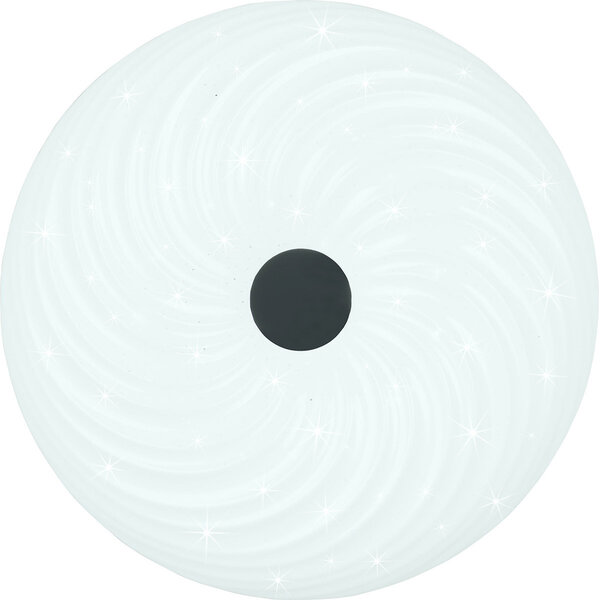 HLW LED LED Plafondlamp - Trion Graty - 22W - Aanpasbare Kleur - Dimbaar - Afstandsbediening - Sterlicht - Rond - Mat Wit - Kunststof HLW LED LED Plafondlamp - Trion Graty - 22W - Aanpasbare Kleur - Dimbaar - Afstandsbediening - Sterlicht - Rond - Mat Wit - Kunststof