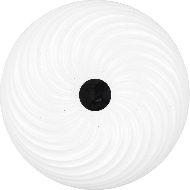 HLW LED LED Plafondlamp - Trion Graty - 22W - Aanpasbare Kleur - Dimbaar - Afstandsbediening - Sterlicht - Rond - Mat Wit - Kunststof