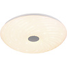 HLW LED LED Ceiling Lamp - Trion Graty - 22W - Adjustable Color - Dimmable - Remote Control - Star Light - Round - Matte White - Plastic