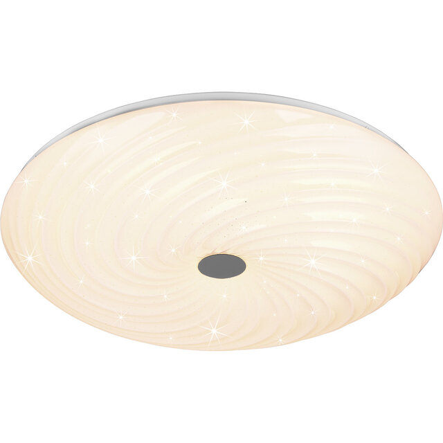 HLW LED LED Plafondlamp - Trion Graty - 45W - Aanpasbare Kleur - Dimbaar - Afstandsbediening - Sterlicht - Rond - Mat Wit - Kunststof HLW LED LED Plafondlamp - Trion Graty - 45W - Aanpasbare Kleur - Dimbaar - Afstandsbediening - Sterlicht - Rond - Mat Wit - Kunststof