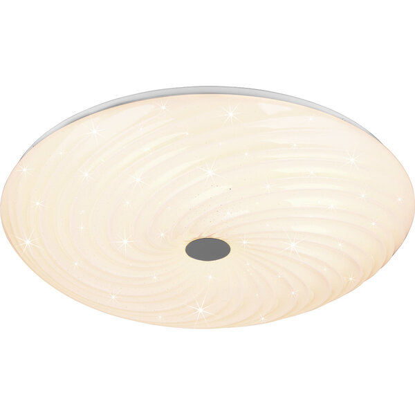 HLW LED LED Plafondlamp - Trion Graty - 45W - Aanpasbare Kleur - Dimbaar - Afstandsbediening - Sterlicht - Rond - Mat Wit - Kunststof HLW LED LED Plafondlamp - Trion Graty - 45W - Aanpasbare Kleur - Dimbaar - Afstandsbediening - Sterlicht - Rond - Mat Wit - Kunststof