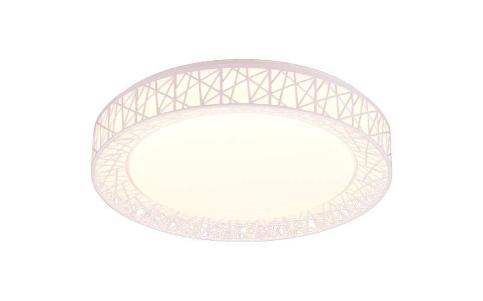 HLW LED LED Ceiling Lamp - Trion Lester - 40W - Adjustable Color - Dimmable - Remote Control - Round - White - Plastic