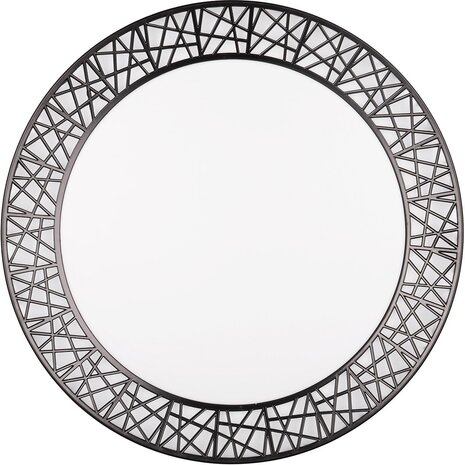 LED Plafondlamp - Trion Lester - 40W - Aanpasbare Kleur - Dimbaar - Afstandsbediening - Rond - Zwart - Kunststof LED Plafondlamp - Trion Lester - 40W - Aanpasbare Kleur - Dimbaar - Afstandsbediening - Rond - Zwart - Kunststof