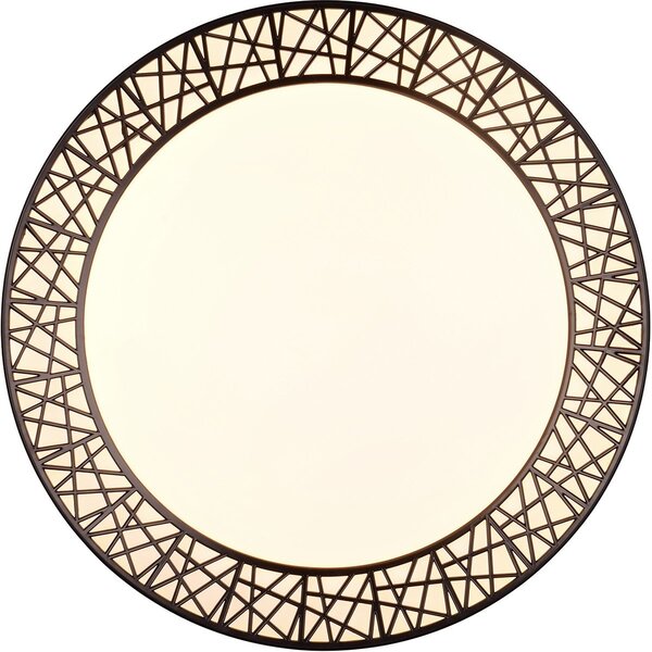 HLW LED LED Plafondlamp - Trion Lester - 40W - Aanpasbare Kleur - Dimbaar - Afstandsbediening - Rond - Zwart - Kunststof HLW LED LED Plafondlamp - Trion Lester - 40W - Aanpasbare Kleur - Dimbaar - Afstandsbediening - Rond - Zwart - Kunststof