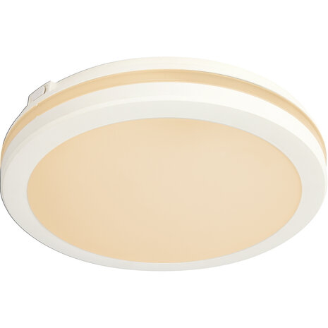LED Plafondlamp - Kozolux Scarly - 30W 2700lm - Warm Wit 3000K - IP65 - Rond - Wit LED Plafondlamp - Kozolux Scarly - 30W 2700lm - Warm Wit 3000K - IP65 - Rond - Wit